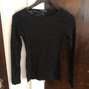 Women’s Black Lacy Shirt